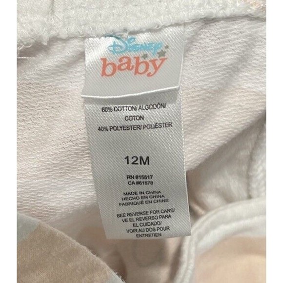 Minnie Mouse Disney Coverall Shorts 12 Month Girls‎ Overalls One Piece Shorts - Picture 4 of 4